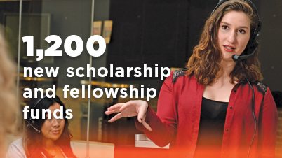 1200 new scholarship and fellowship funds