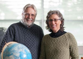 Professor Shawn Riley and Shari Gregory