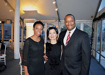 Caroline Latona, Reeta Roy, and Isaac Kalumbu
