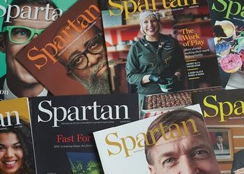 Spartan Alumni Magazine Cover Spring 2021