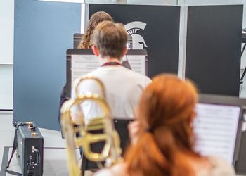 Band class in the Billman Pavilion