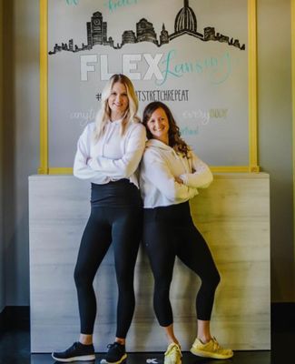Trista and Erica, co-founders of FLEXcity Fitness