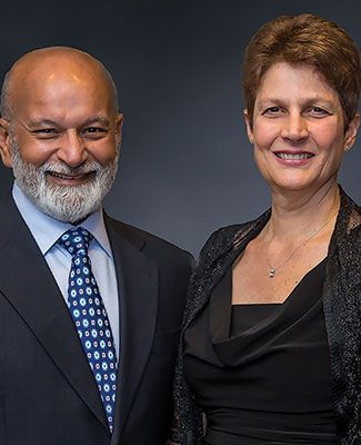 Shashi and Margaret Gupta