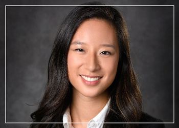 Portrait of third-year law student Christine Wang