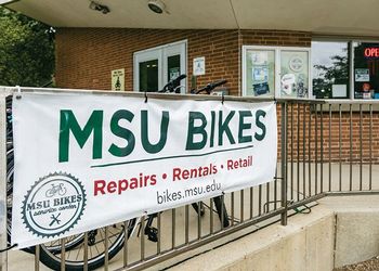 MSU Bikes signage