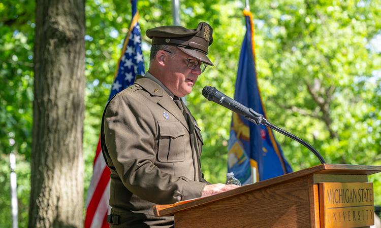 Memorial Grove of the Great War rededication