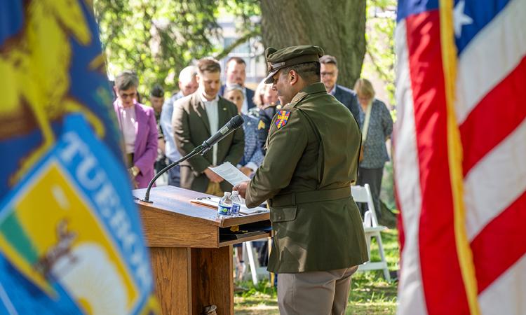 Memorial Grove of the Great War rededication