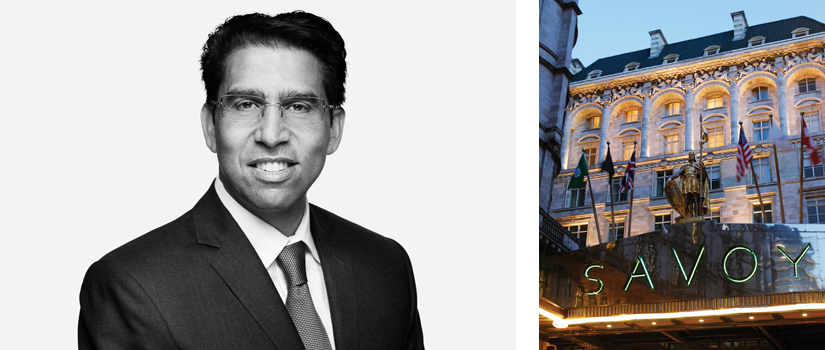 Ramsey Mankarious and Savoy Hotel in London