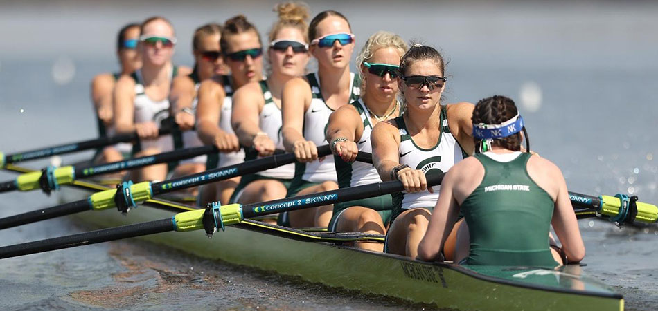 the women's rowing team