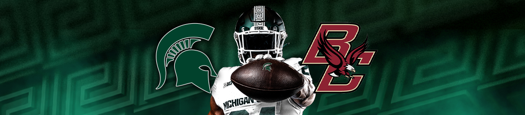 [Banner: MSU Tailgate at Boston College]