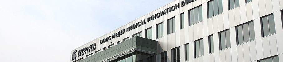 [Banner: Doug Meijer Medical Innovation Building Preview]